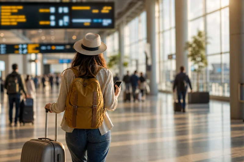 Traveler landing abroad with data roaming about to kick in