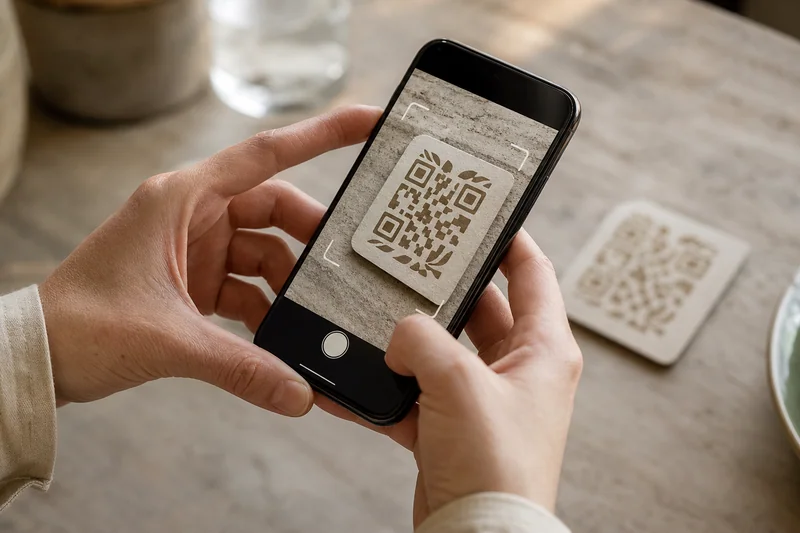 Scanning the eSIM QR code to activate in minutes
