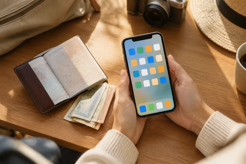 Setting up Russia travel apps on a phone before the trip