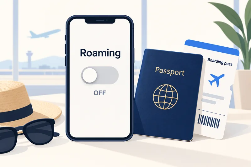 Comment désactiver l'itinérance des données sur iPhone et Android