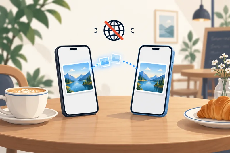 AirDrop condivide file tra telefoni vicini senza dati mobili